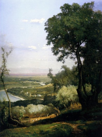 View of Perugia, Italy by George Snr. Inness