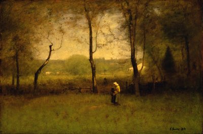 Wood Gatherers: An Autumn Afternoon by George Snr. Inness