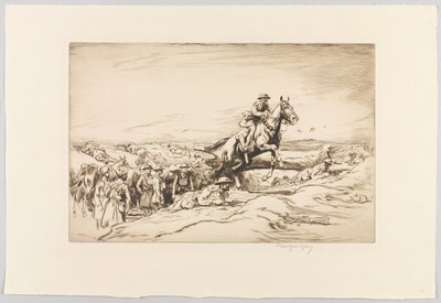 2nd Lancers at Epehy, 1st December 1917 by George Soper