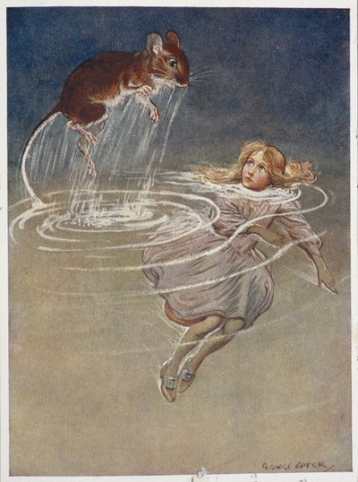 Alice in the Pool of Tears by George Soper