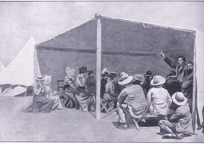 Divine Service in a Boer Refugee Camp, from After Pretoria: The Guerilla War by George Soper