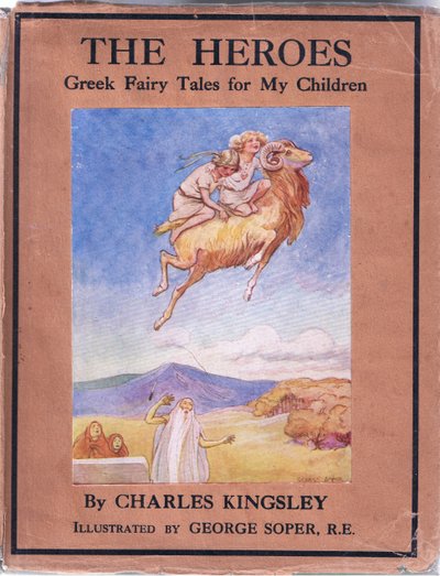 Front cover dust jacket design, from The Heroes published by George Allen and Unwin 1929 by George Soper