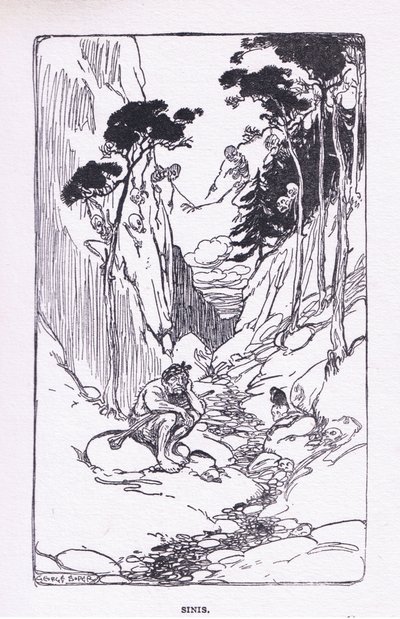 Sinis, from The Heroes published by George Allen and Unwin 1929 by George Soper