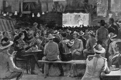 The Entertainment of Colonials Given by The Royal Horse Guards at Albany Street Barracks, Illustration from 
