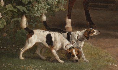 William Henry Cavendish Bentinck, 3rd Duke of Portland in Front of Welbeck Abbey Riding Stables (Detail) by George Stubbs