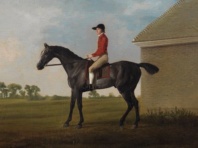 Gimcrack, with John Pratt up, on Newmarket Heath by George Stubbs