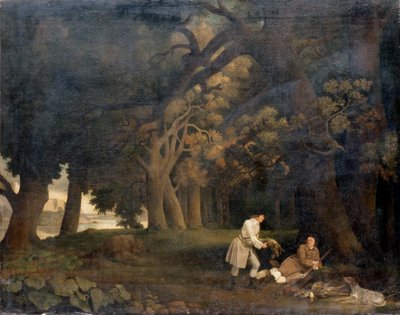 Shooting Forest Scene by George Stubbs