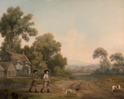 Two Gentlemen Going a Shooting by George Stubbs