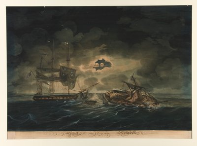 The Hornet (U.S.) and the Peacock (British) by George Thresher