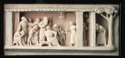 The Release of Peter, manufactured by Doulton & Co., c.1872-82 by George Tinworth
