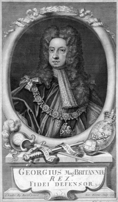 George I, King of Great Britain by George Vertue