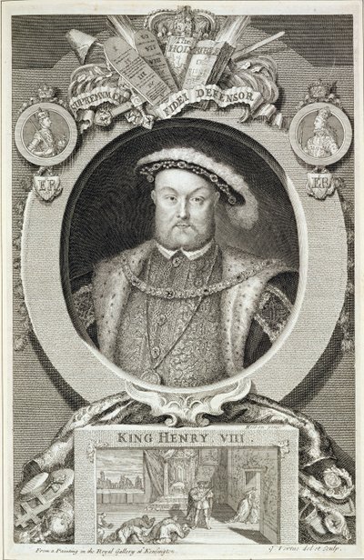 Henry VIII (1491-1547) by George Vertue