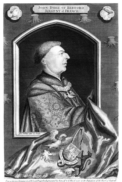 John of Lancaster, 1st Duke of Bedford by George Vertue