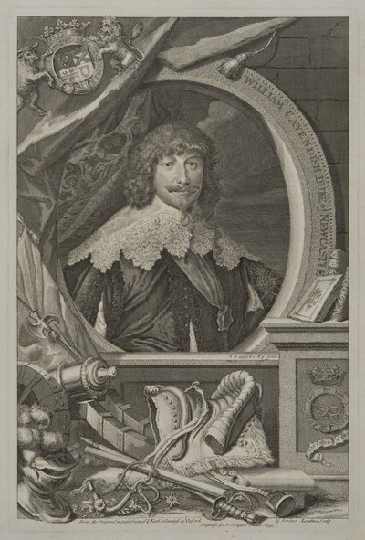 Portrait of William Cavendish, 1st Duke of Newcastle by George Vertue