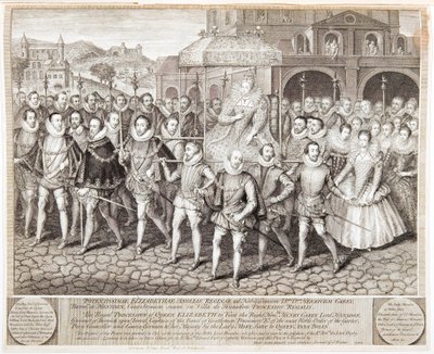 Royal Procession of Queen Elizabeth I by George Vertue