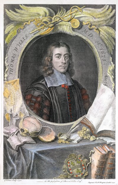 Thomas Willis, 17th Century English Physician by George Vertue
