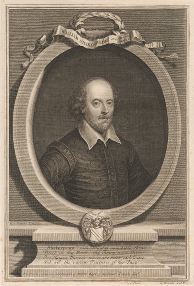 William Shakespeare by George Vertue