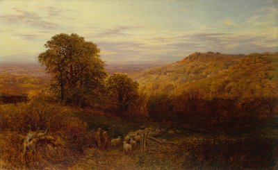 Sunlight Lingering on the Autumn Woods by George Vicat Cole