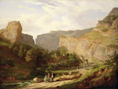 A View of Cheddar Gorge by George Vincent