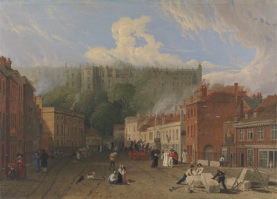 A View of Thames Street, Windsor by George Vincent