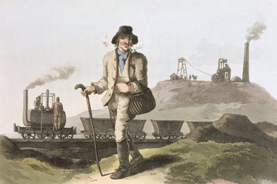 Blenkinsop Locomotive at Middleton Colliery Near Leeds, from 