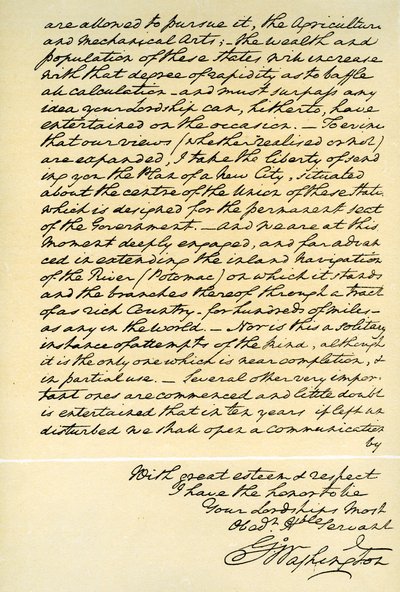 Letter from George Washington to the Earl of Buchan, Philadelphia, 22nd April 1793 by George Washington