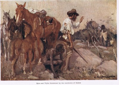 Eyre and Wylie threatened by George Washington Lambert