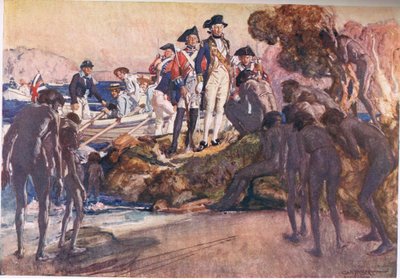 Governor Phillip in Sydney Cove by George Washington Lambert