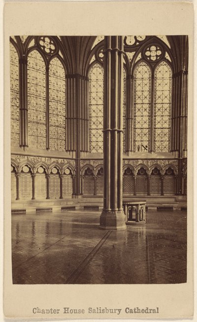 Chapter House, Salisbury Cathedral by George Washington Wilson