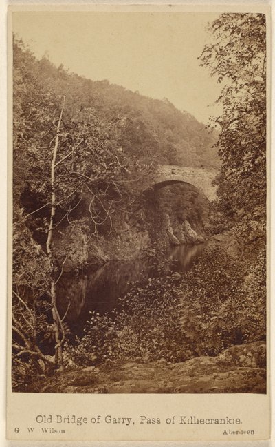 Old Bridge of Garry, Pass of Killiecrankie by George Washington Wilson