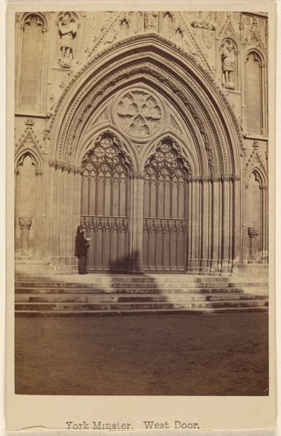 York Minster, West Door by George Washington Wilson
