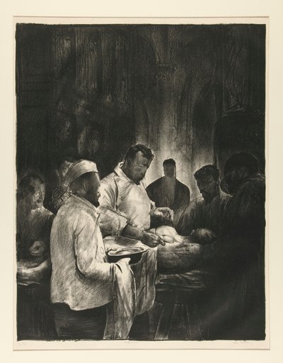 Base Hospital, No. 1, from the War Series by George Wesley Bellows