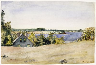 Gardiners Bay from Sag Harbor by George Wesley Bellows