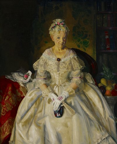 Mrs. T. in Cream Silk, No.2 by George Wesley Bellows