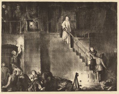 Murder of Edith Cavell, 1918 by George Wesley Bellows