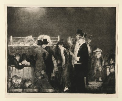 Preliminaries to the Big Bout, No. 8 by George Wesley Bellows