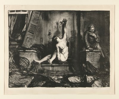 The Cigarette from the War Series by George Wesley Bellows