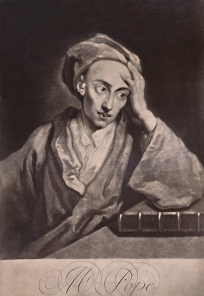 Alexander Pope, English poet and satirist, c1732 by George White