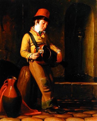 Savoyard Musician by George Whiting Flagg