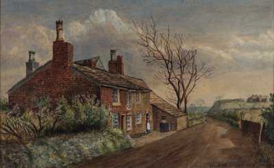 Pitses Looking Towards Alt - Showing the Birthplace of James Butterworth by George Wimpenny