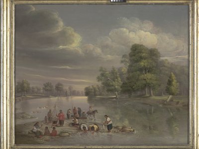 Scene On The Wabash by George Winter