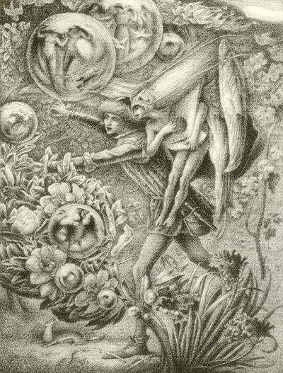 Ferdinand and Ariel by George Woolliscroft Rhead