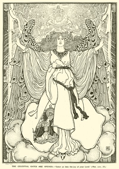 The Celestial Gates are Opened by George Woolliscroft Rhead