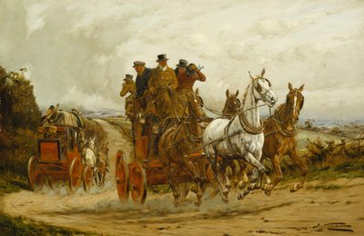 The London to York Stagecoaches by George Wright