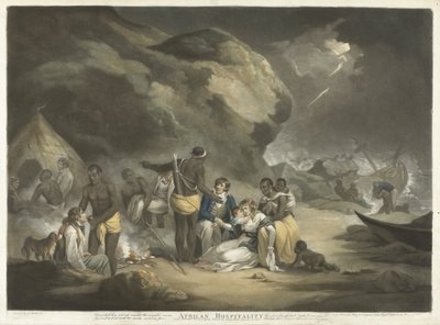 African Hospitality, Published 1791 by George after Morland
