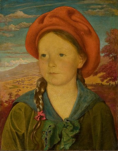 Portrait of a Young Girl (Olivia Cauldwell) by George de Forest Brush or Brusch