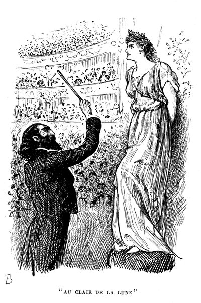 Au Clair de la Lune: The Power of Hypnosis, 1894 by George du Maurier