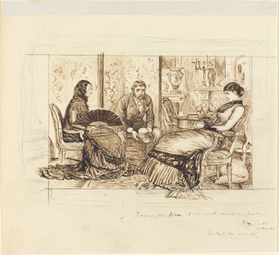 Barrington Bore It All with Exemplary Patience by George du Maurier