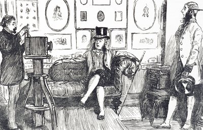 Cartoon Commenting on the Discomfort Suffered When Having One