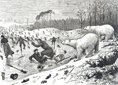 Londoners convinced that the new Ice Age had begun by George du Maurier